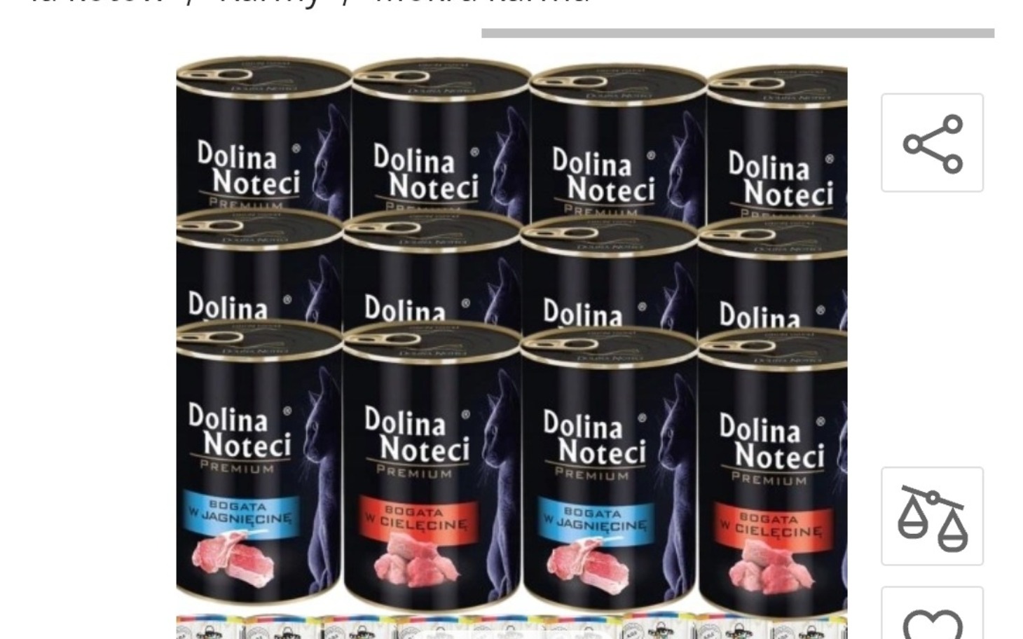 
        Zestaw puszek karmy dla psów Dolina Noteci, różne smaki.
    