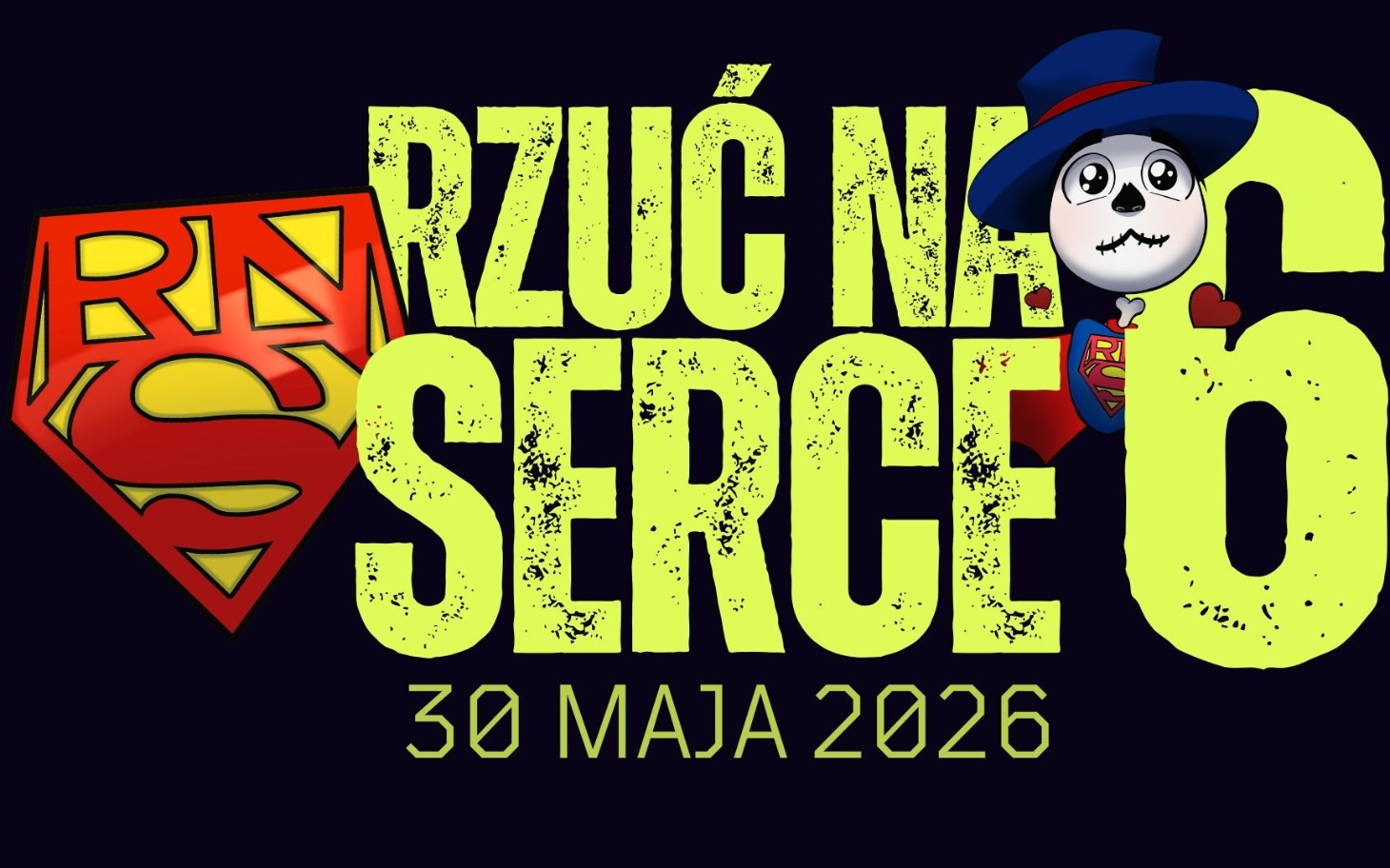 
        Logo wydarzenia charytatywnego, kolorowe i dynamiczne.
    