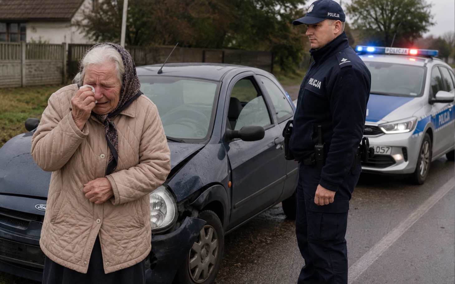 
        Kara świąteczna na tle czerwonych odcieni i motywu ostrzem.
    