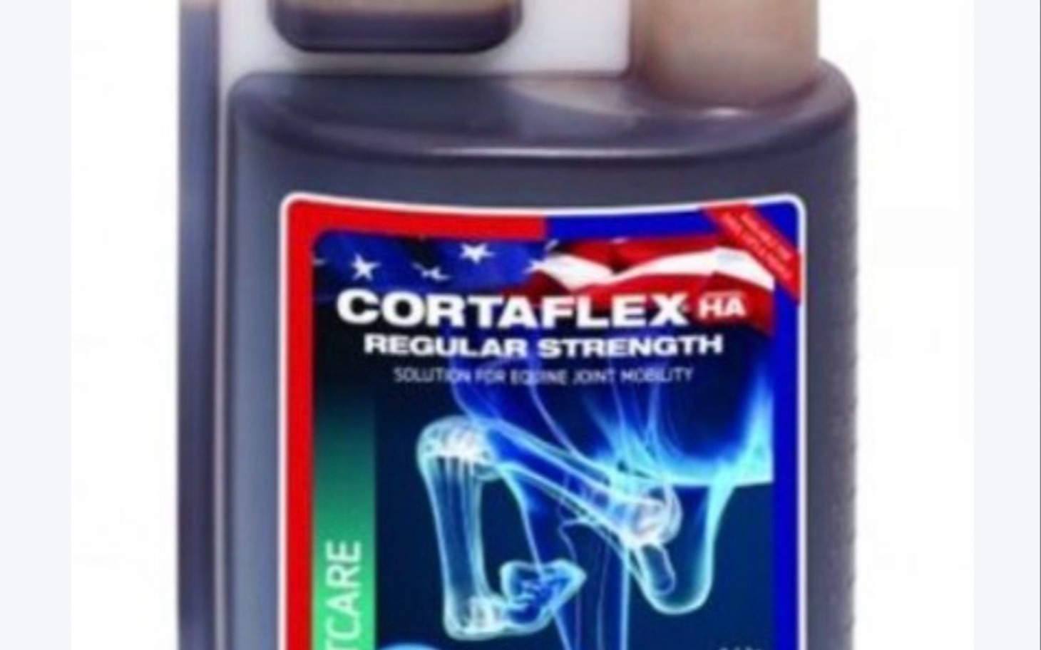 
        Butelka produktu Cortaflex – obraz produktu medycznego/receptowego.
    