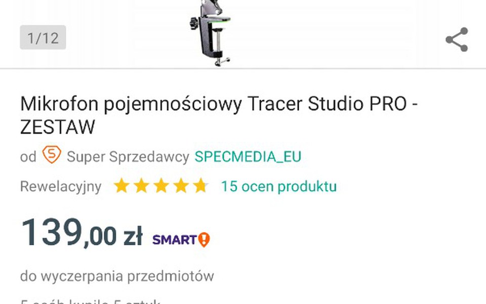 
        Zbiórka Na nowy mikrofon Tracer Studio P - zdjęcie główne
    